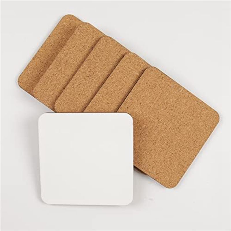 Coaster Sublimation Blank - BHBL 12 Pezzi Sottobicchieri Quadrati per