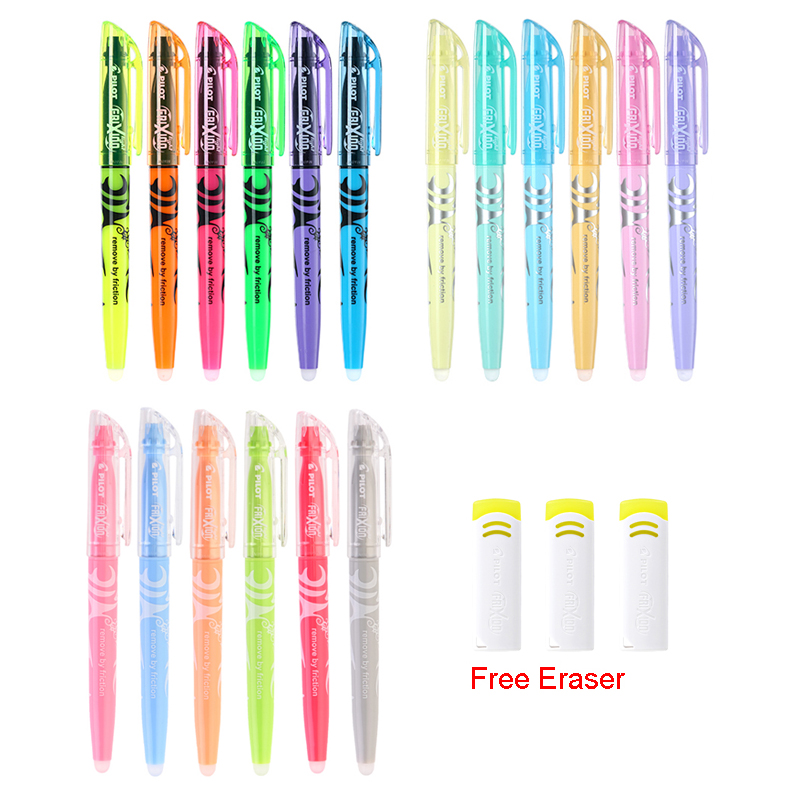 Pilot Pen Frixion - 6pcs pilota SW-FL Frixion cancellabile evidenziatore