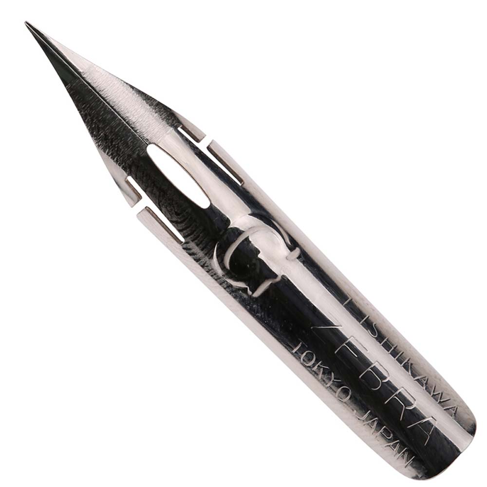 Zebra Pen Sarasa - Pennino G zebrato in acciaio inossidabile