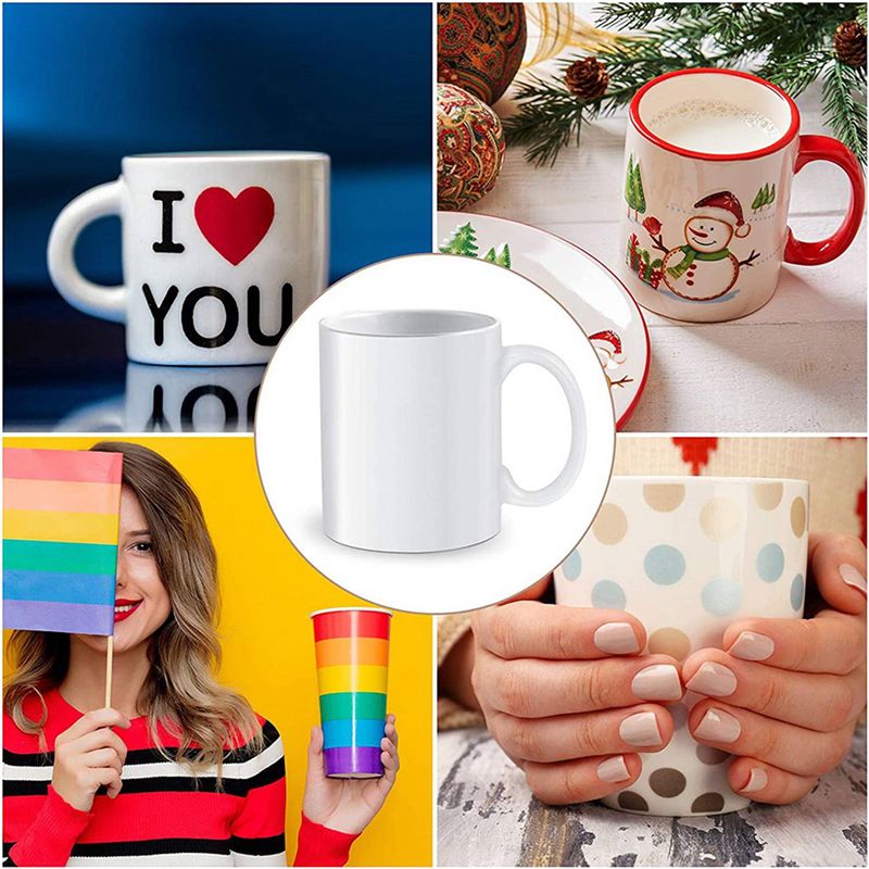 ABXF-280Pcs Pellicola Termoret - Sublimation Mug White recensione e prezzo