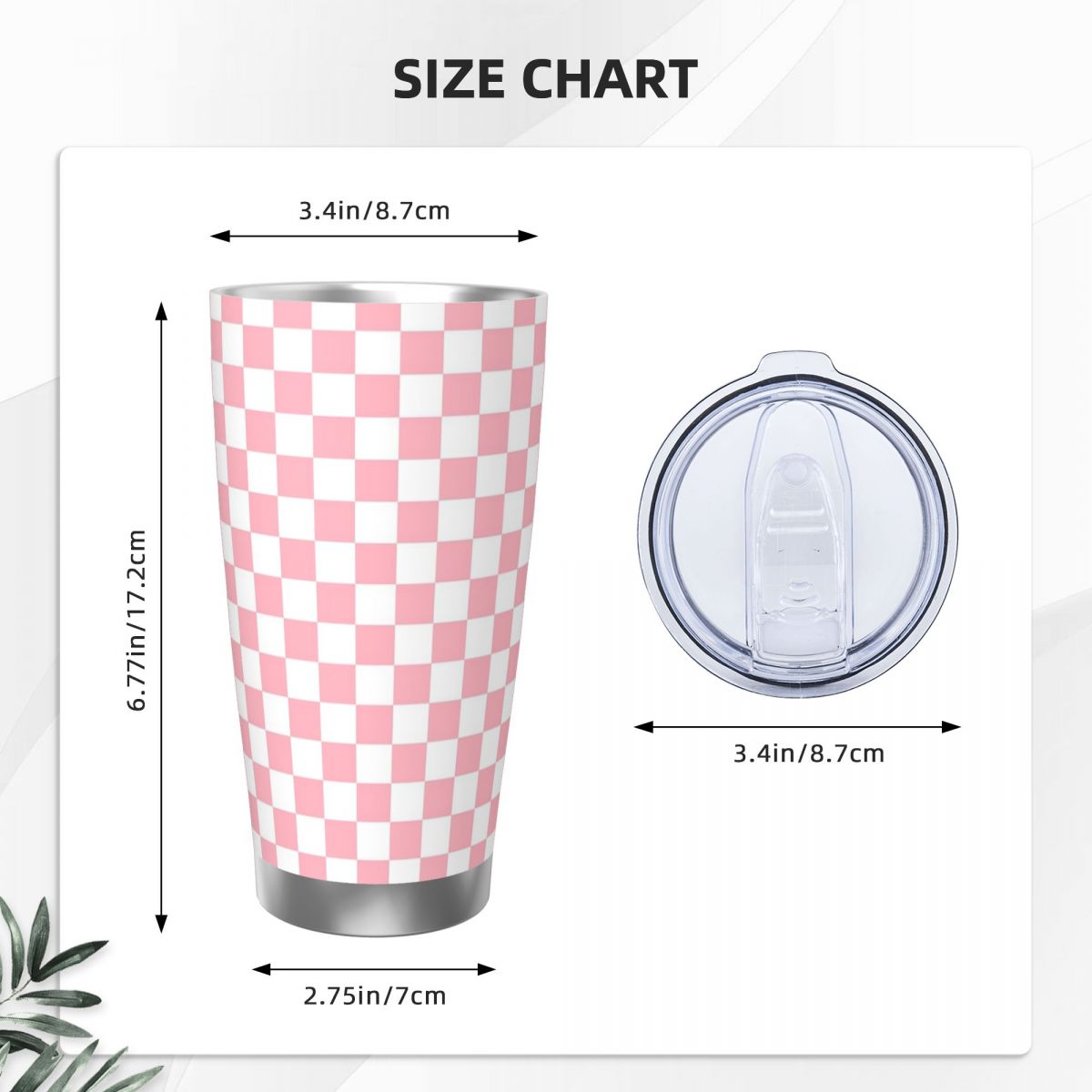 Bicchiere in acciaio inossidab - Tumbler 20Oz White recensione e prezzo