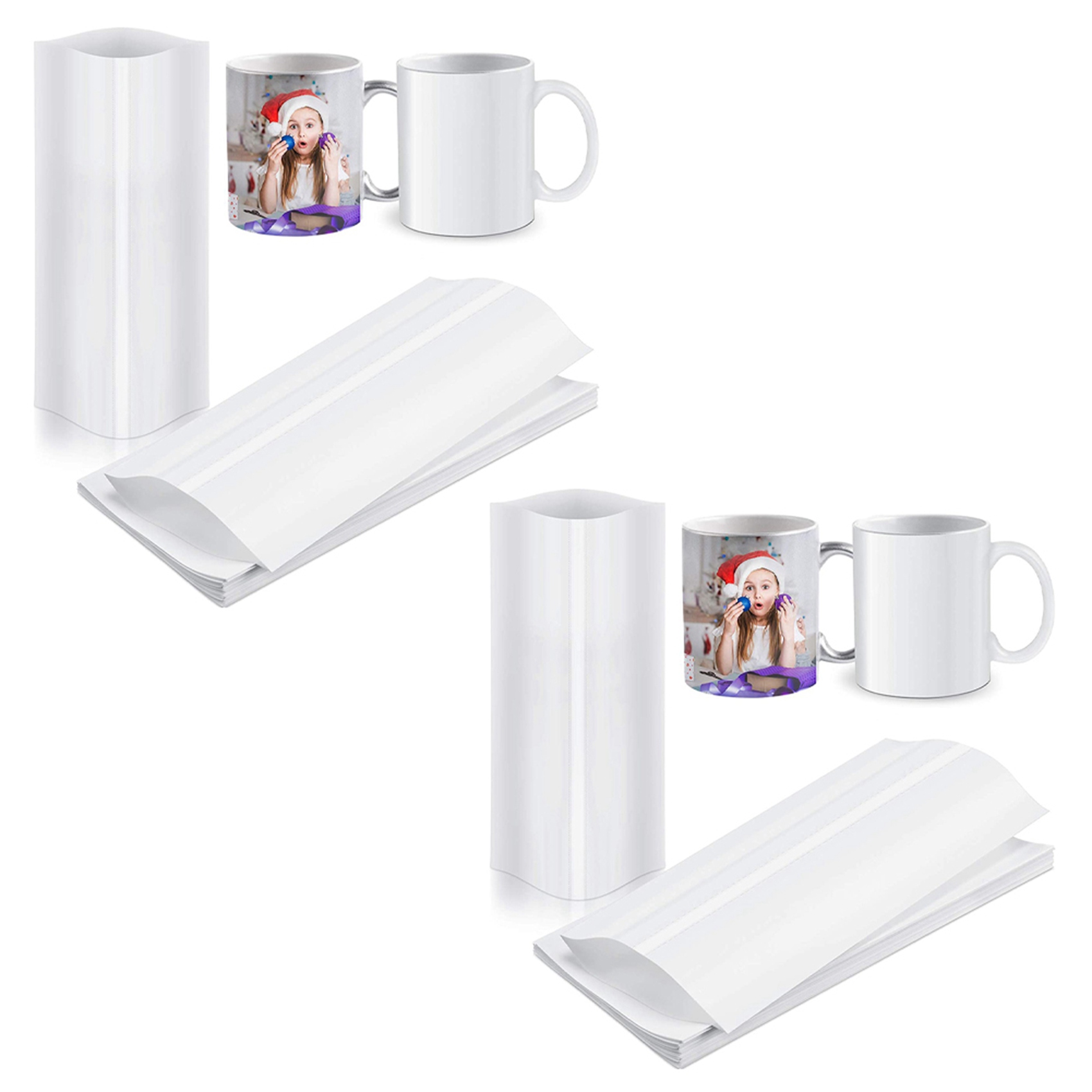 A74E-140Pcs Pellicola Termoret - Sublimation Mug White recensione e prezzo