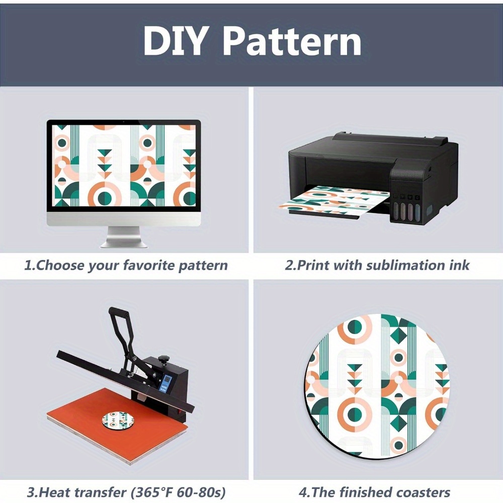 Sottobicchieri da 20/60 pezzi, - Coaster Sublimation Blank recensione e prezzo