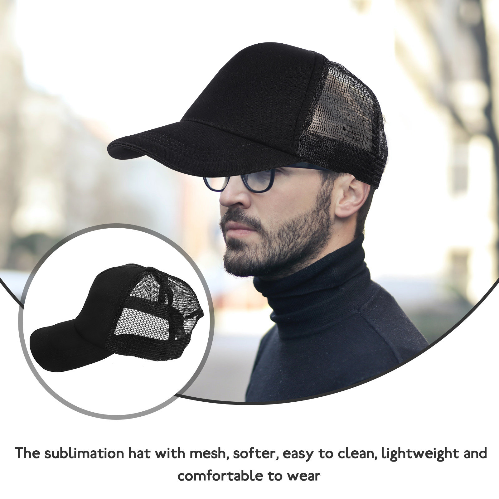 10 Cappellini da Baseball in R - Hat Sublimation Blank recensione e prezzo